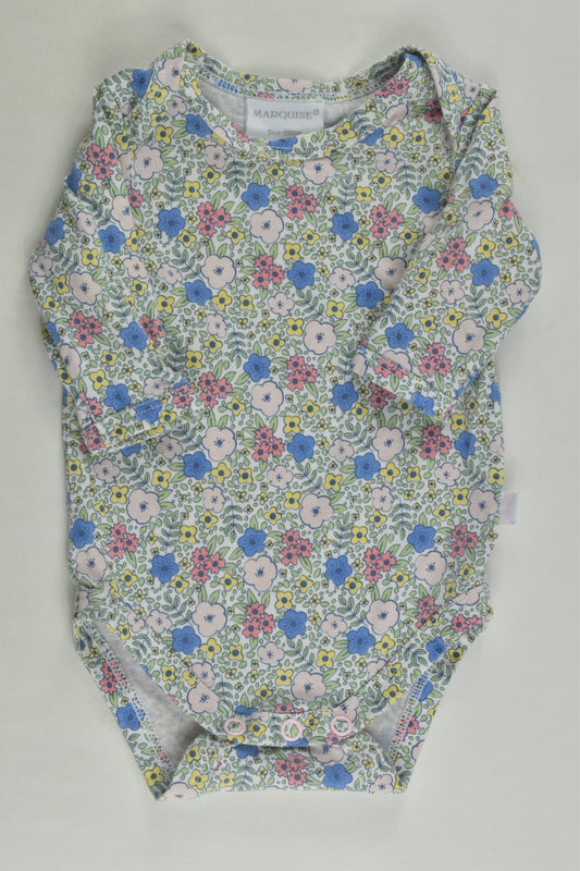 Marquise Size 0000 Liberty Print Bodysuit
