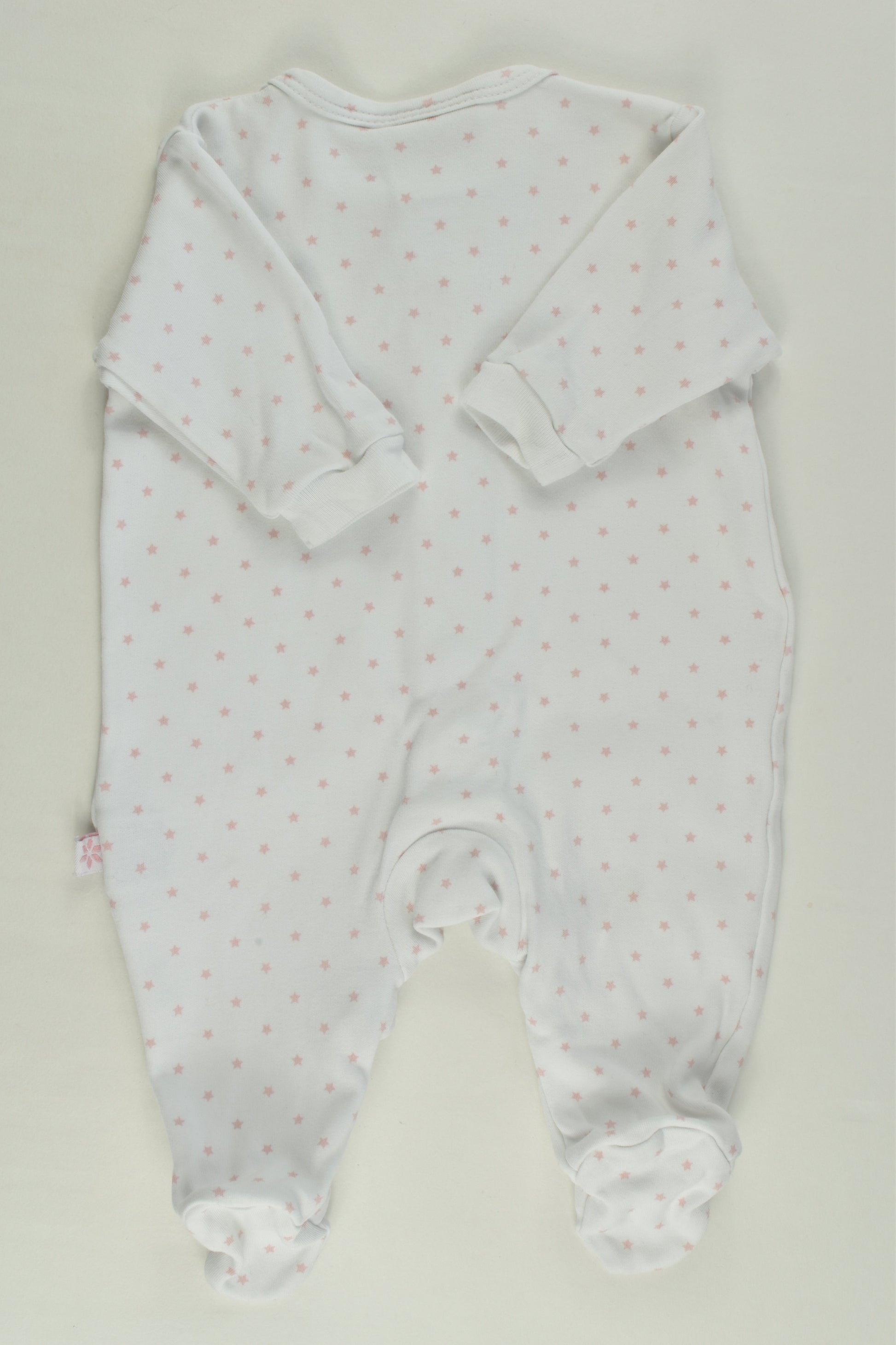 Marquise Size 0000 Stars Footed Romper