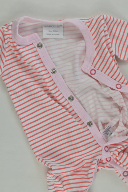 Marquise Size 0000 Striped Romper