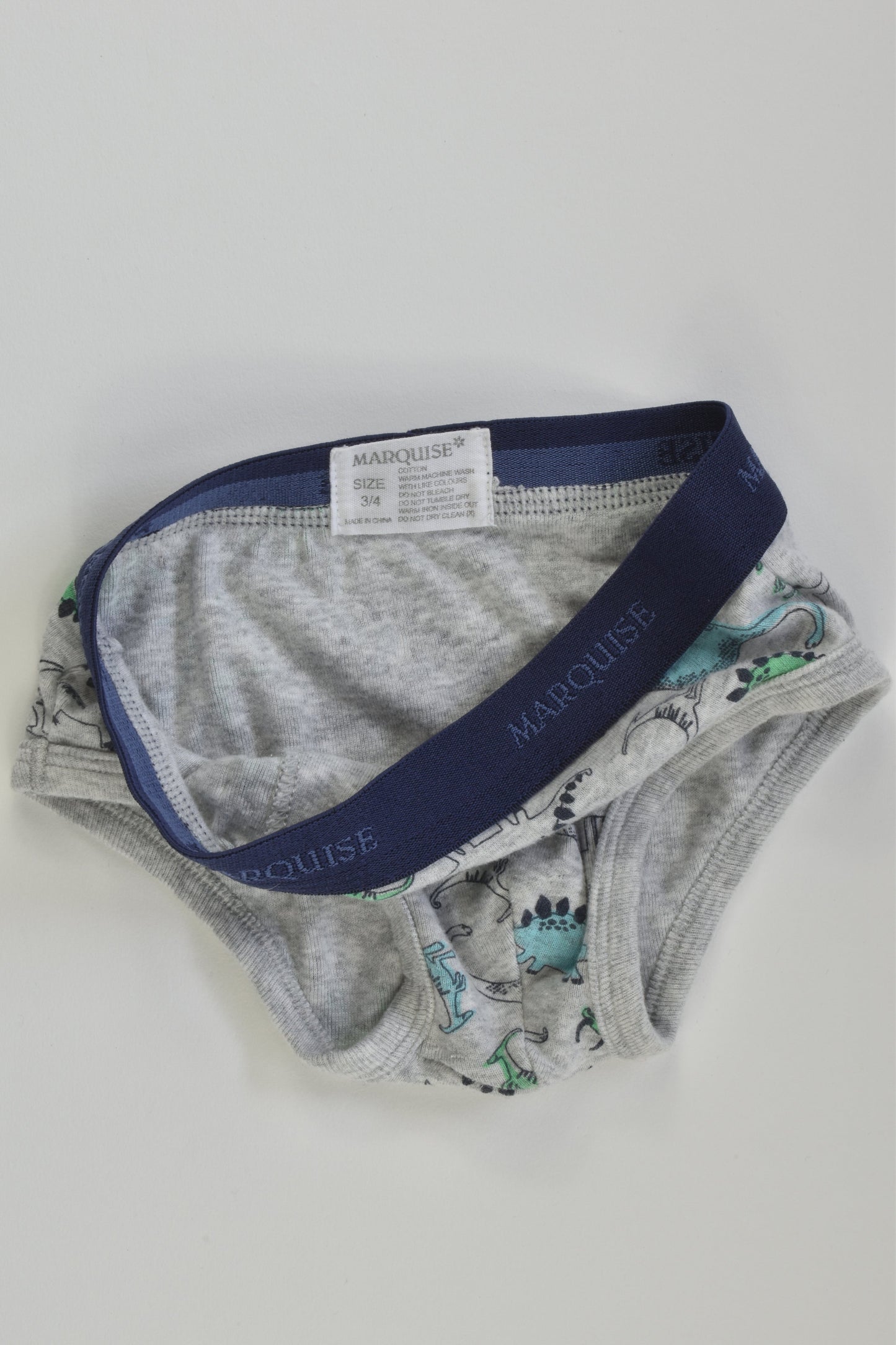 Marquise Size 3/4 Dinosaur Underwear