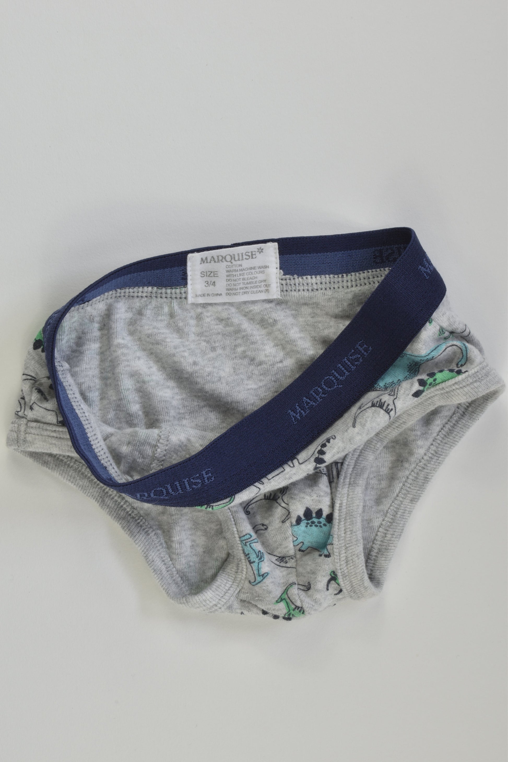 Marquise Size 3/4 Dinosaur Underwear