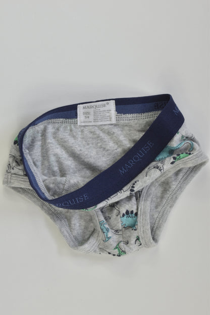 Marquise Size 3/4 Dinosaur Underwear