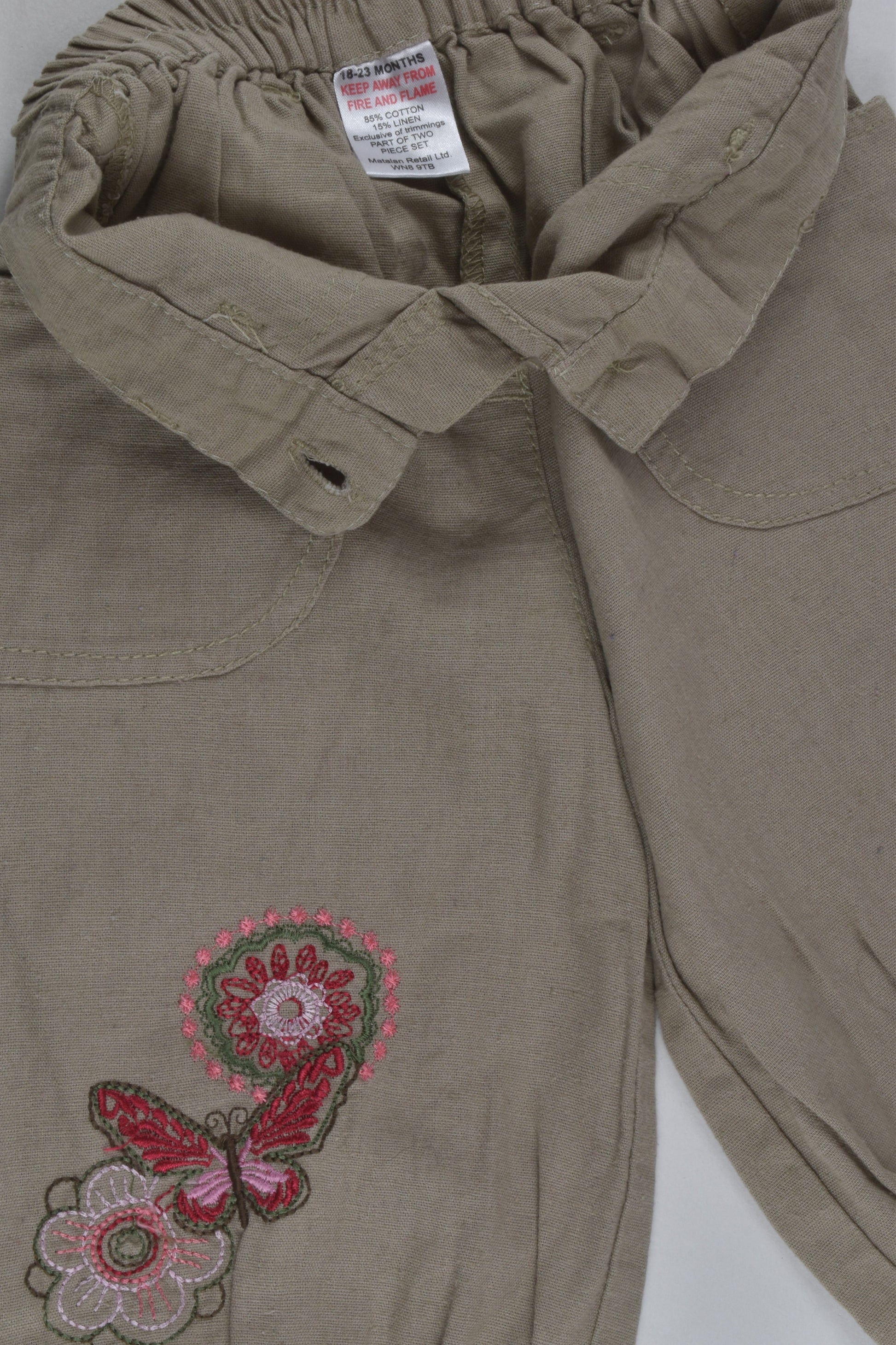 Matalan Size 1 Linen Blend Pants