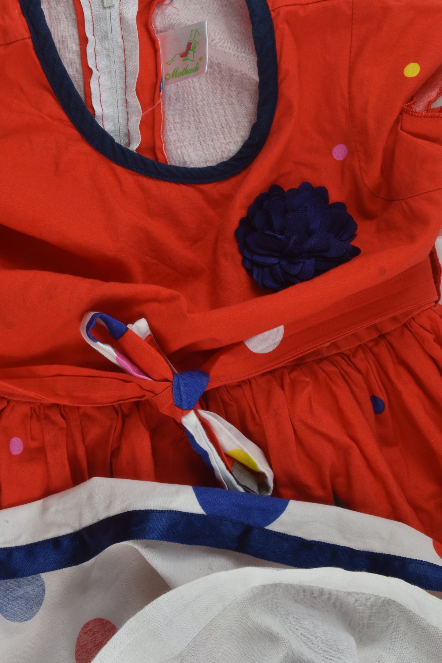 Mathudi Size approx 5-6 Lined Dress