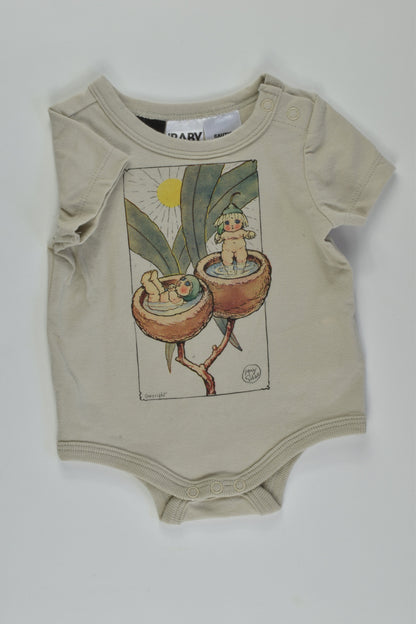 May Gibbs Size 0000 Gumnut Babies Bodysuit