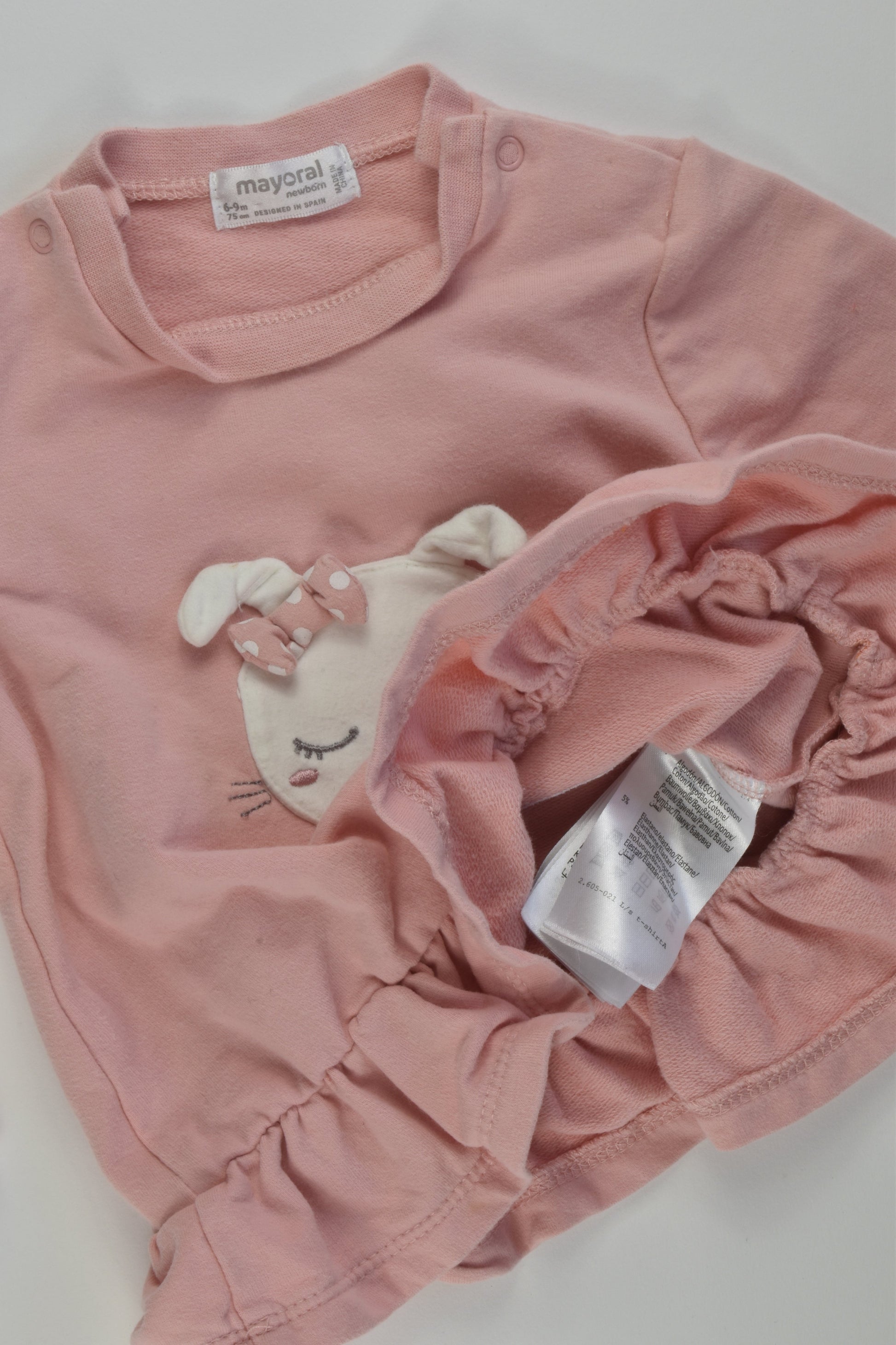 Mayoral Size 0 Bunny Sweater