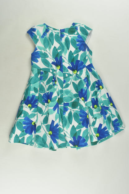 Mayoral Size 3 (98 cm) Lined Floral Dress