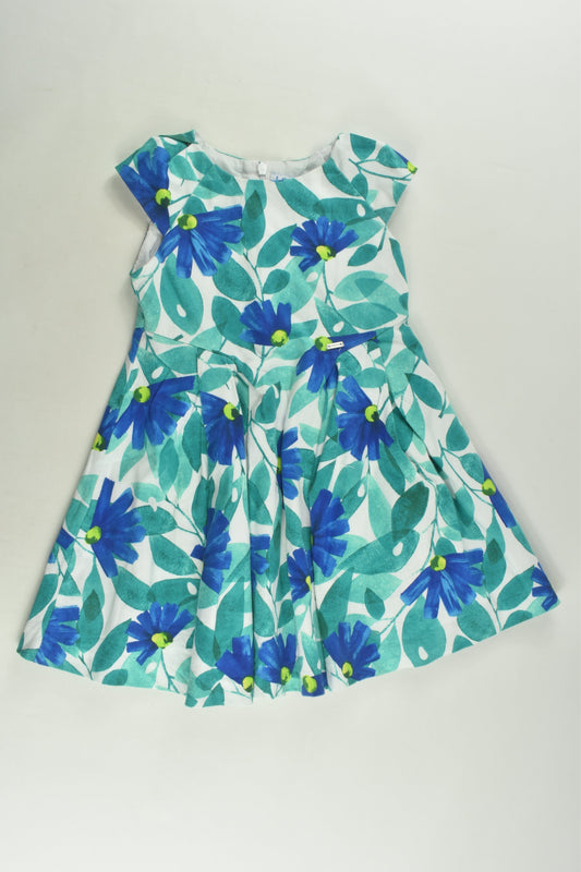 Mayoral Size 3 (98 cm) Lined Floral Dress