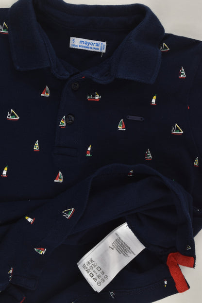 Mayoral Size 5 (110 cm) Nautical Polo Shirt