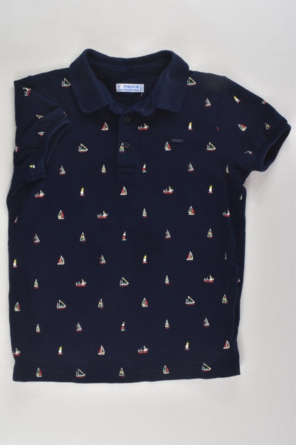 Mayoral Size 5 (110 cm) Nautical Polo Shirt