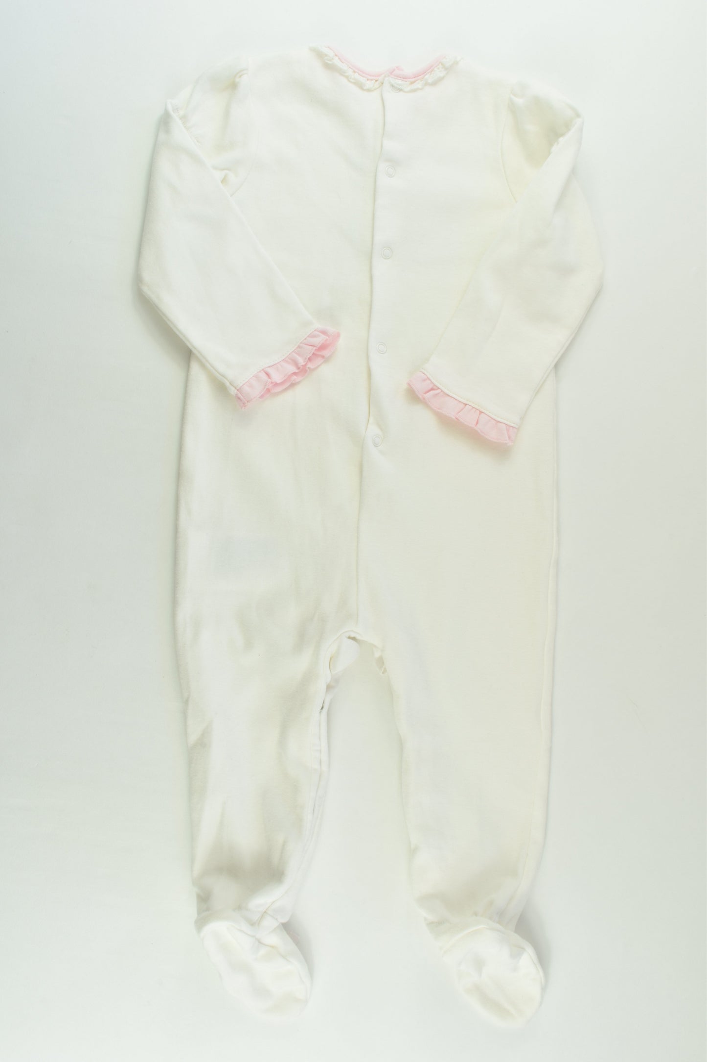 Mayoral (Spain) Size 0 (12 months, 80 cm) Bunny and Balloon Footed Romper