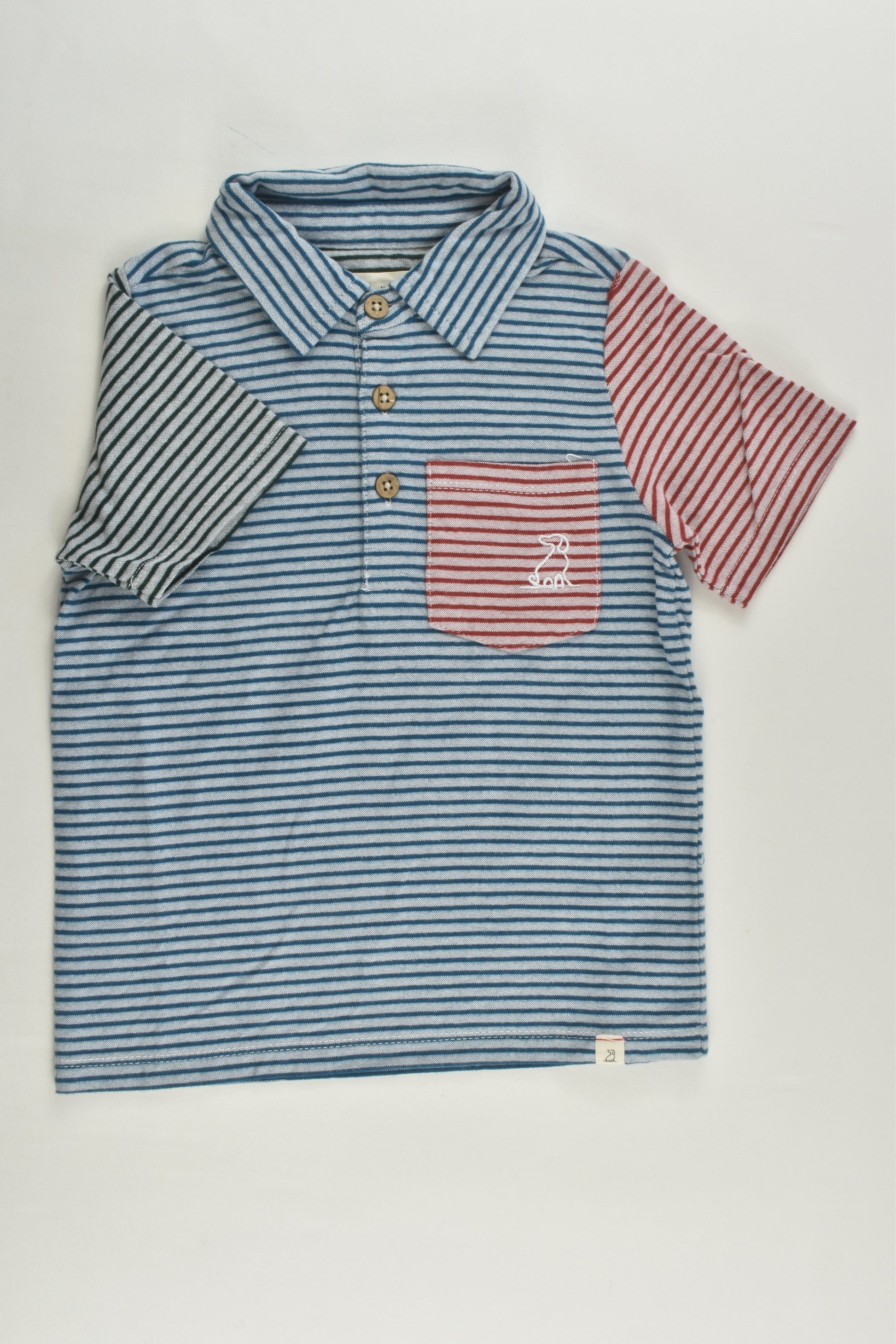 Me & Henry Size 2/3 Striped Polo Shirt
