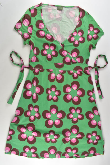 Me&i Adult Size S Retro Flowers Dress
