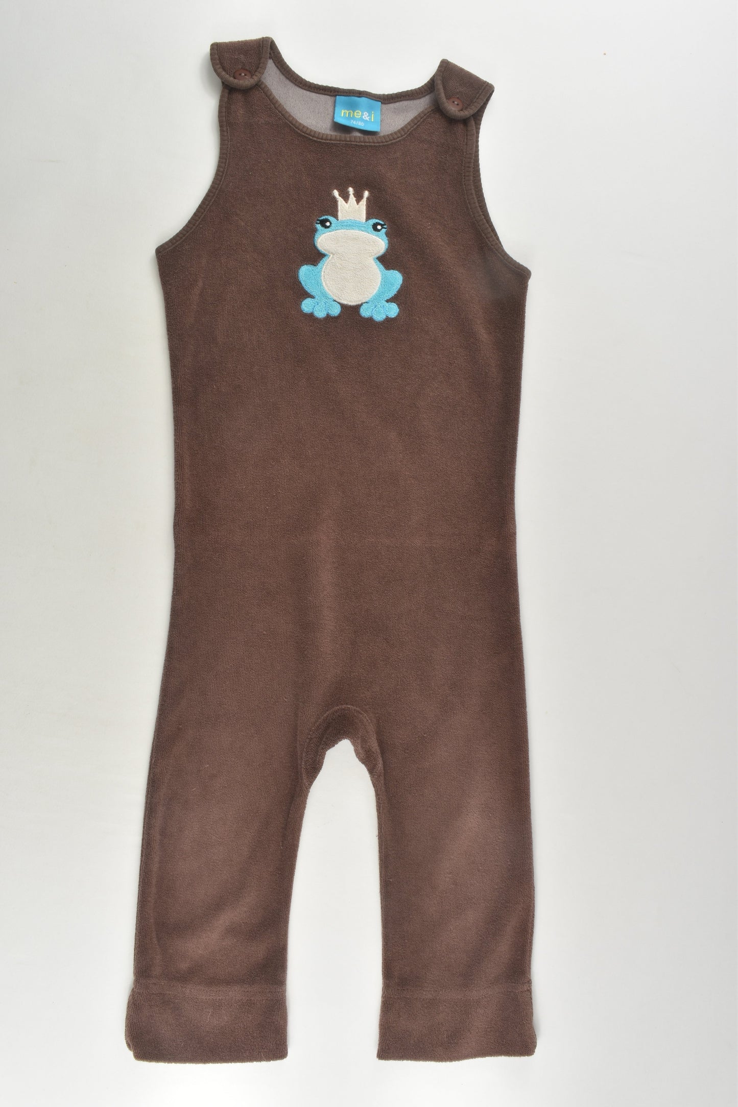 Me&i Size 0/1 (74/80 cm) Toad Terry Overalls