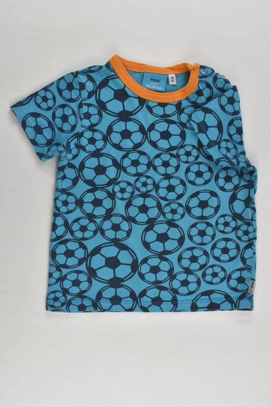 Me&i Size 1-2 (86/92 cm) Soccer Ball T-shirt
