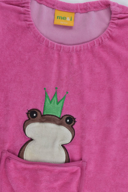 Me&i Size 3-4 (98/104 cm) Frog Pocket Terry Dress
