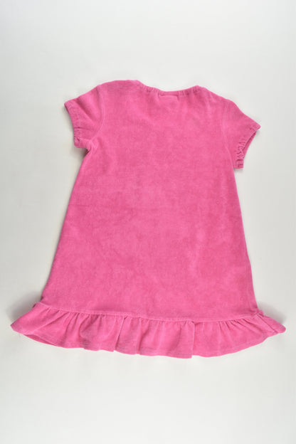 Me&i Size 3-4 (98/104 cm) Frog Pocket Terry Dress