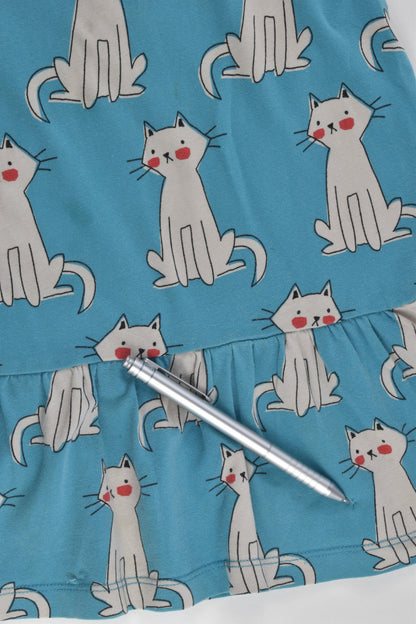 Me&i Size 5-6 (110/116 cm) Retro Cats Dress