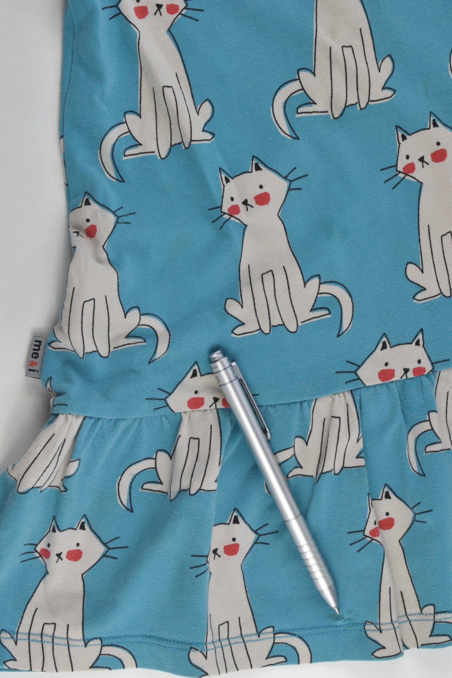 Me&i Size 5-6 (110/116 cm) Retro Cats Dress