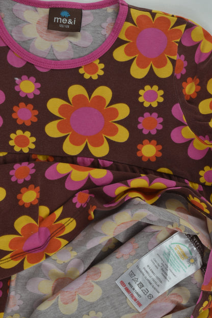 Me&i Size 7/8 (122/128 cm) Retro Flowers Dress