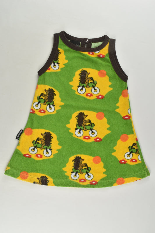 Metsola Size 0 (74/80 cm) Hedgehog Terry Dress