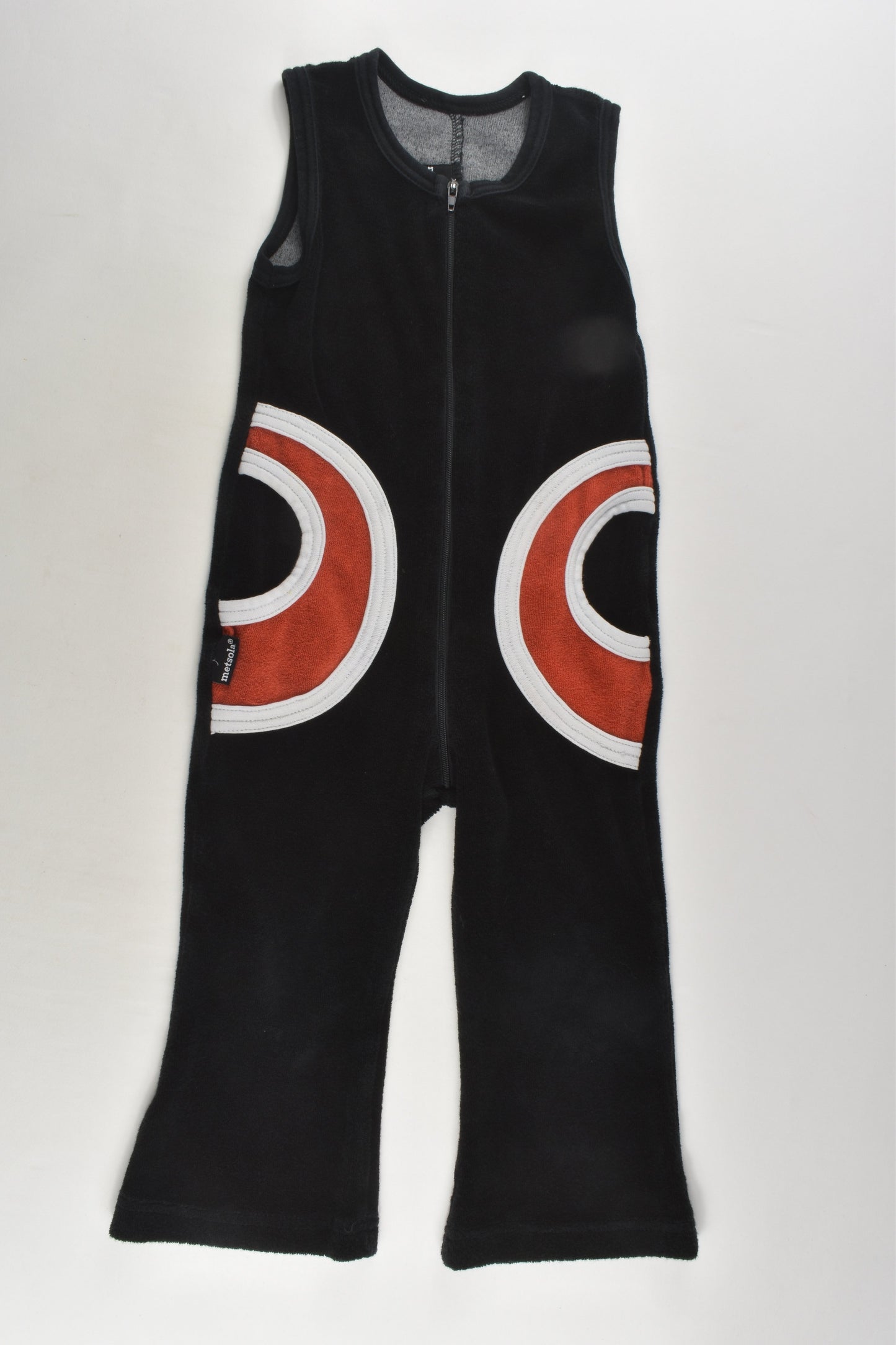 Metsola Size 2 (92 cm) Terry Zip Overalls