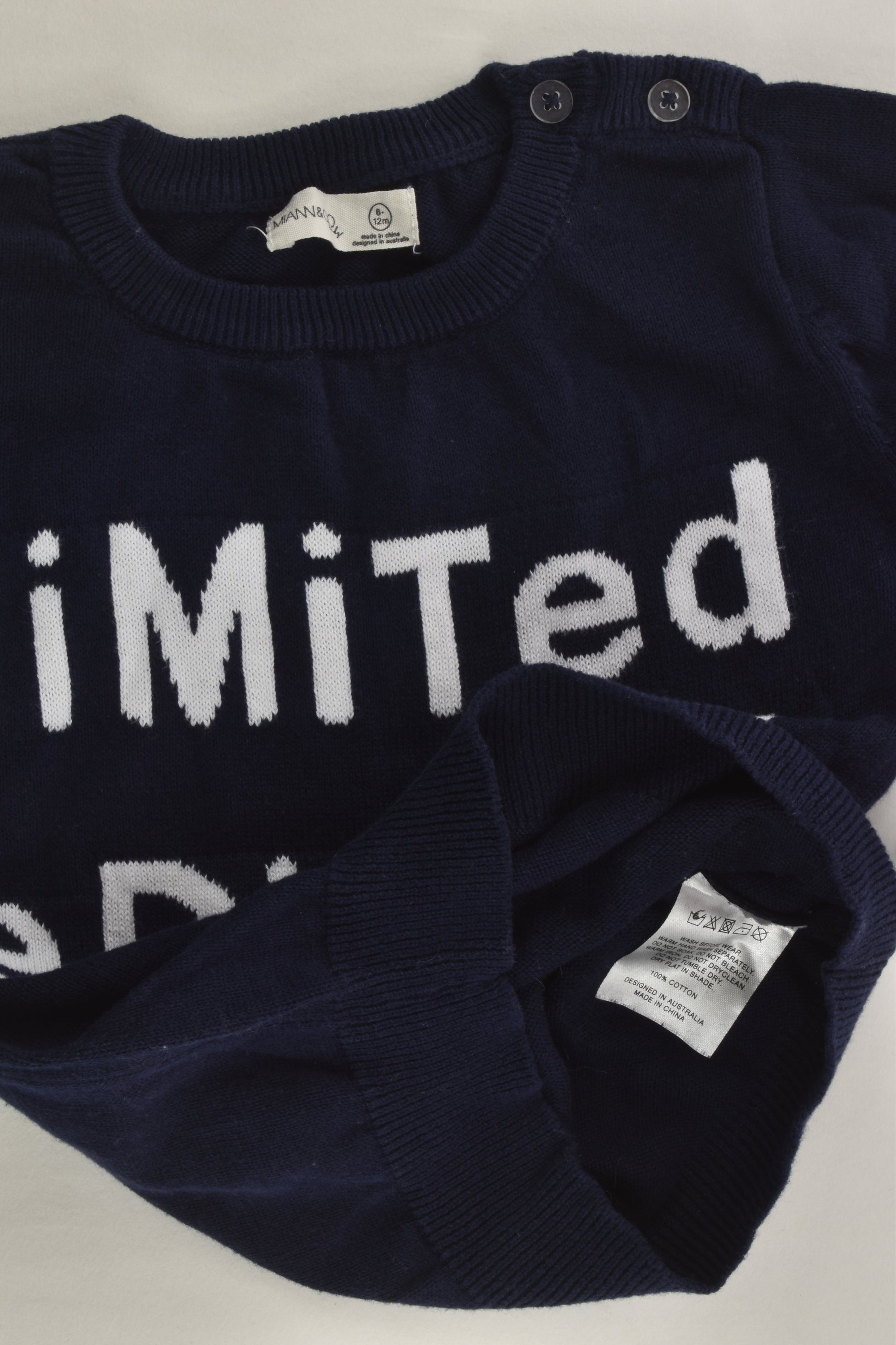 Miann and Co Size 0 'Limited Edition' Knit Jumper