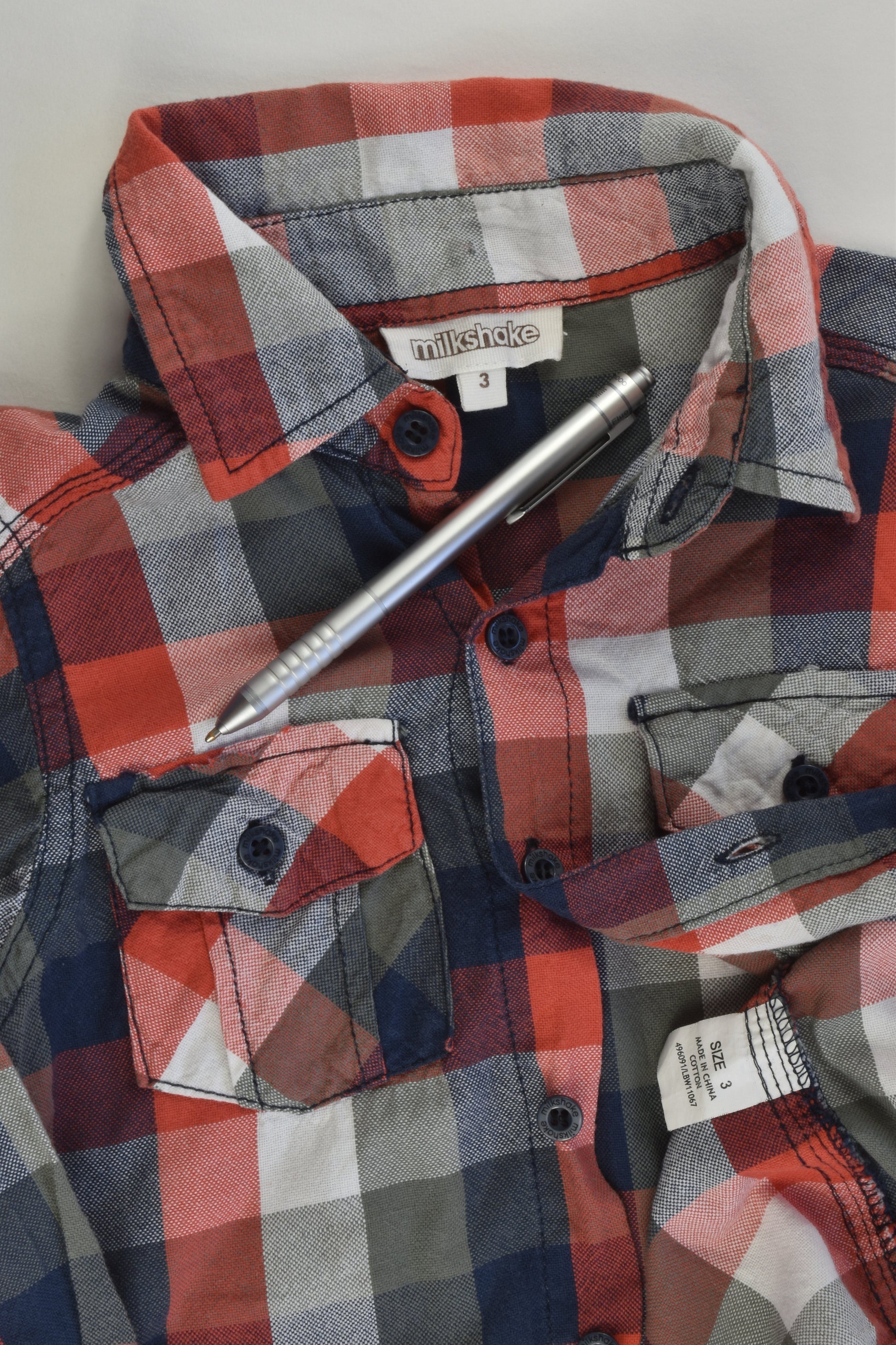 Milkshake Size 3 Checked Casual Shirt