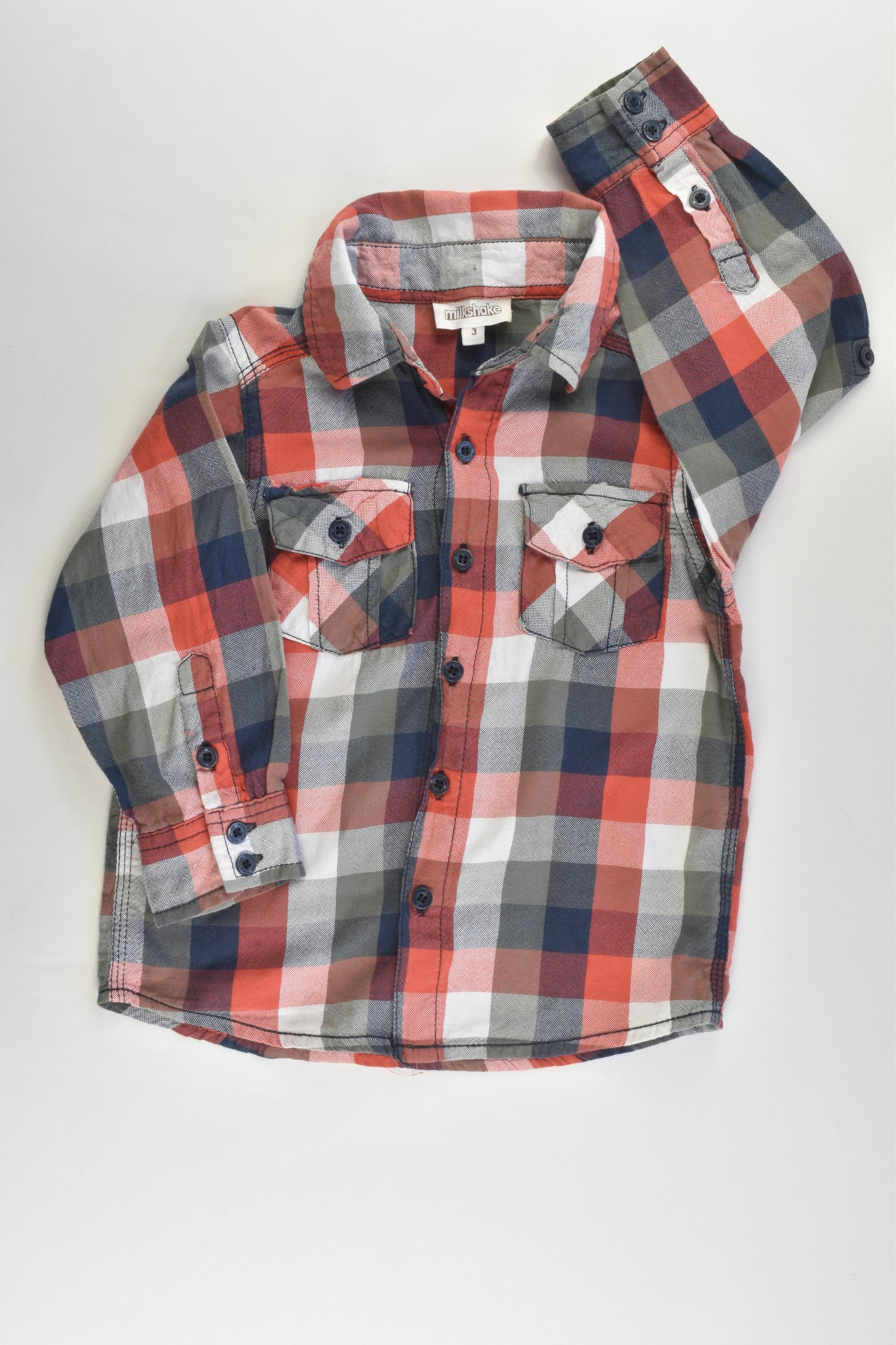 Milkshake Size 3 Checked Casual Shirt
