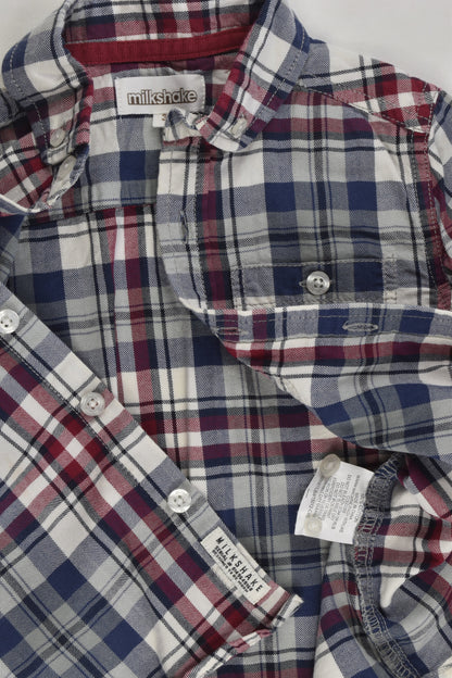 Milkshake Size 3 Checked Shirt