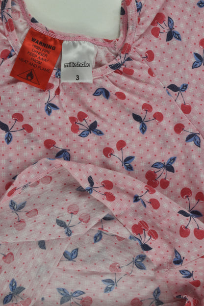 Milkshake Size 3 Cherries Nightie Dress