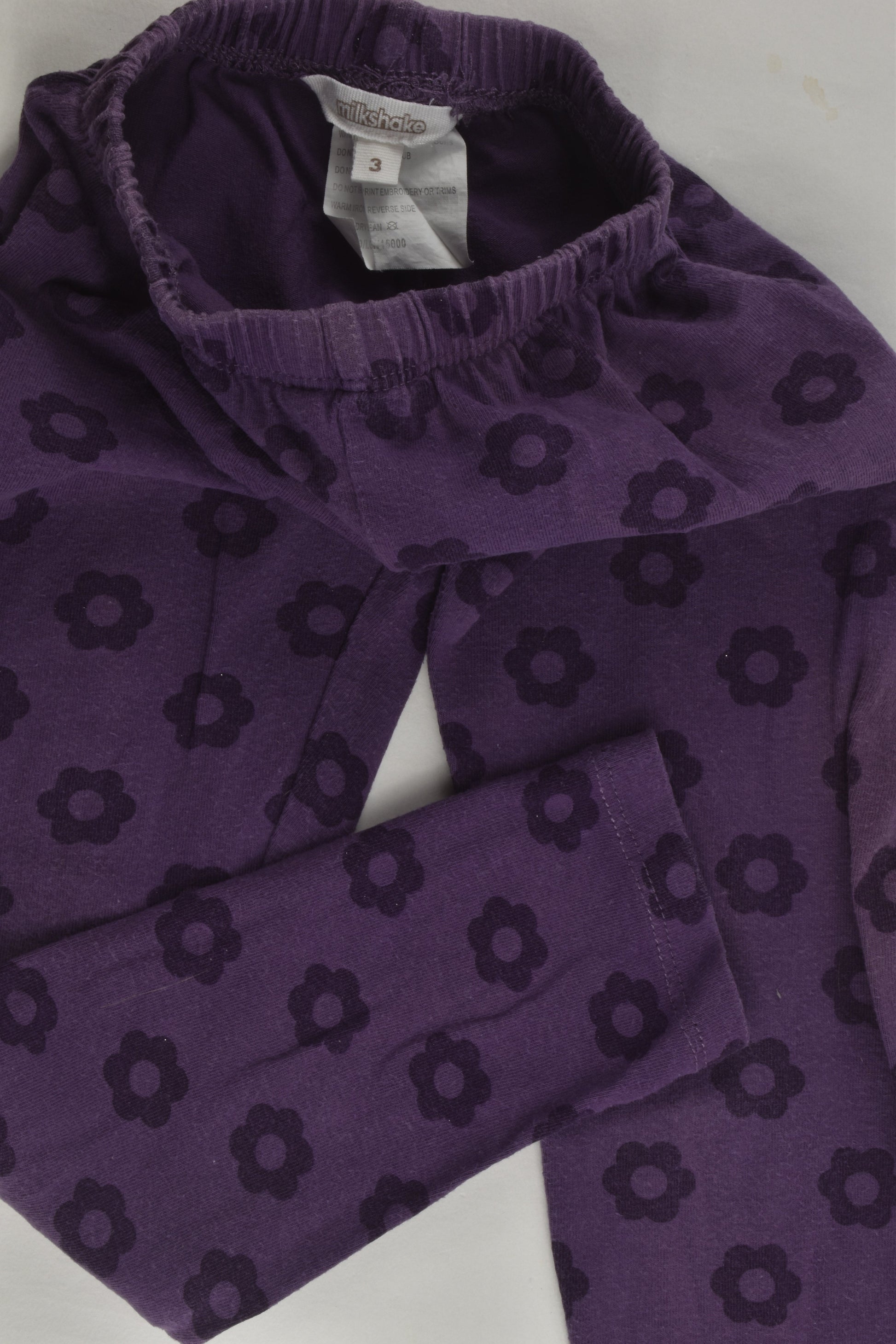 Milkshake Size 3 Flowers Leggings