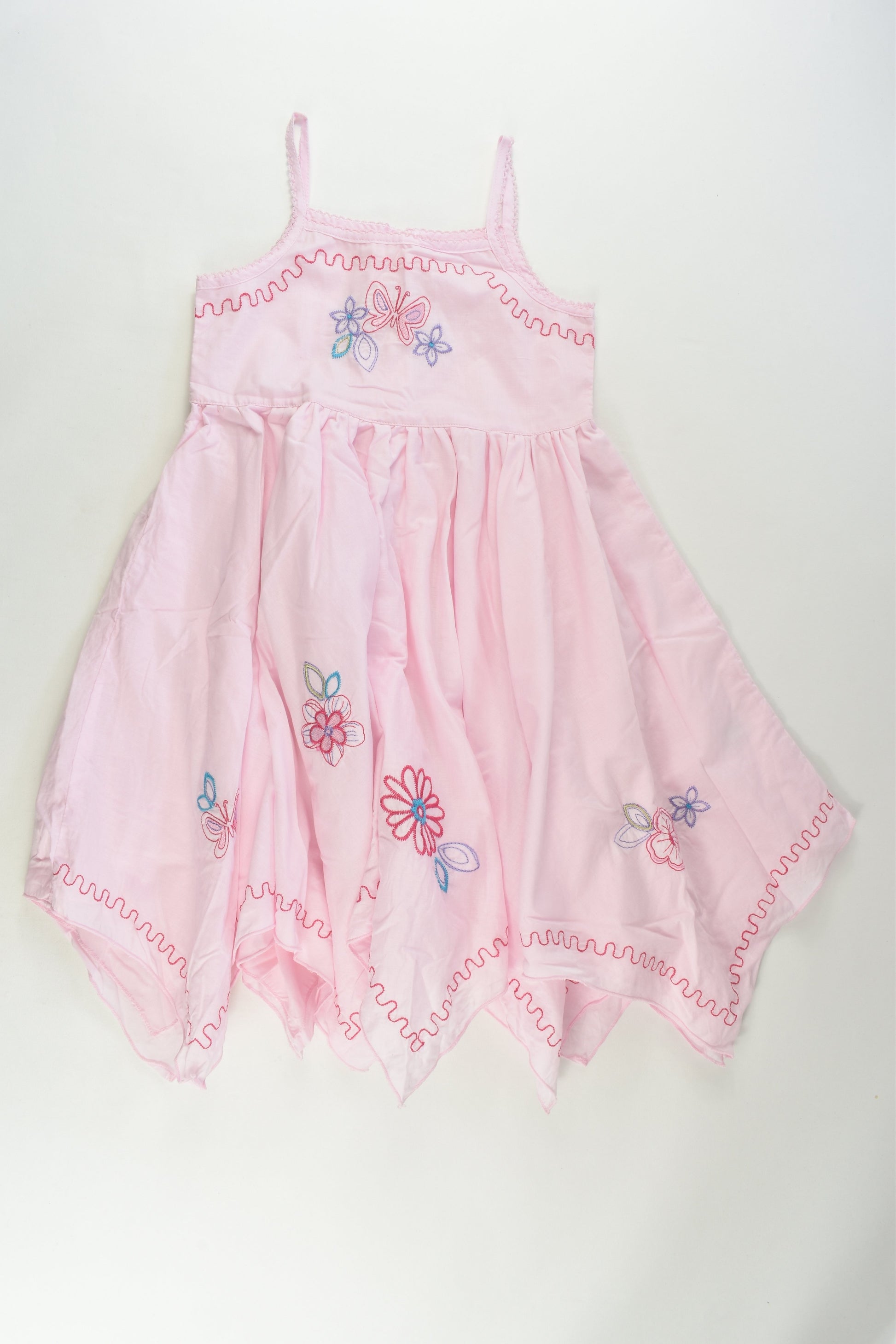 Milkshake Size 3 Lined Butterfly Embroidery Dress