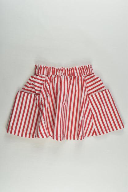 Milkshake Size 3 Striped Skirt