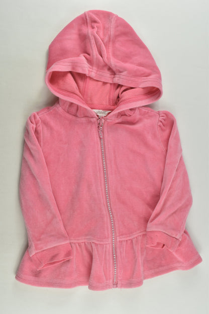 Milkshake Size 3 Velour Zip Jumper