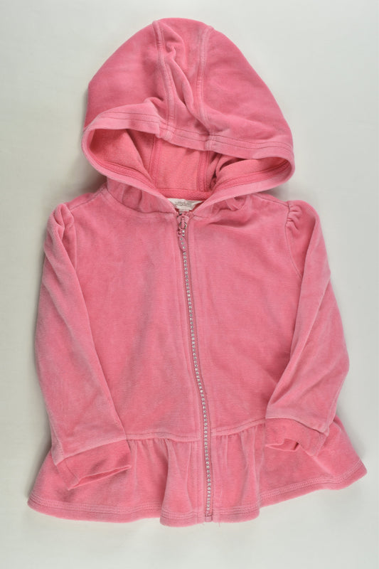 Milkshake Size 3 Velour Zip Jumper