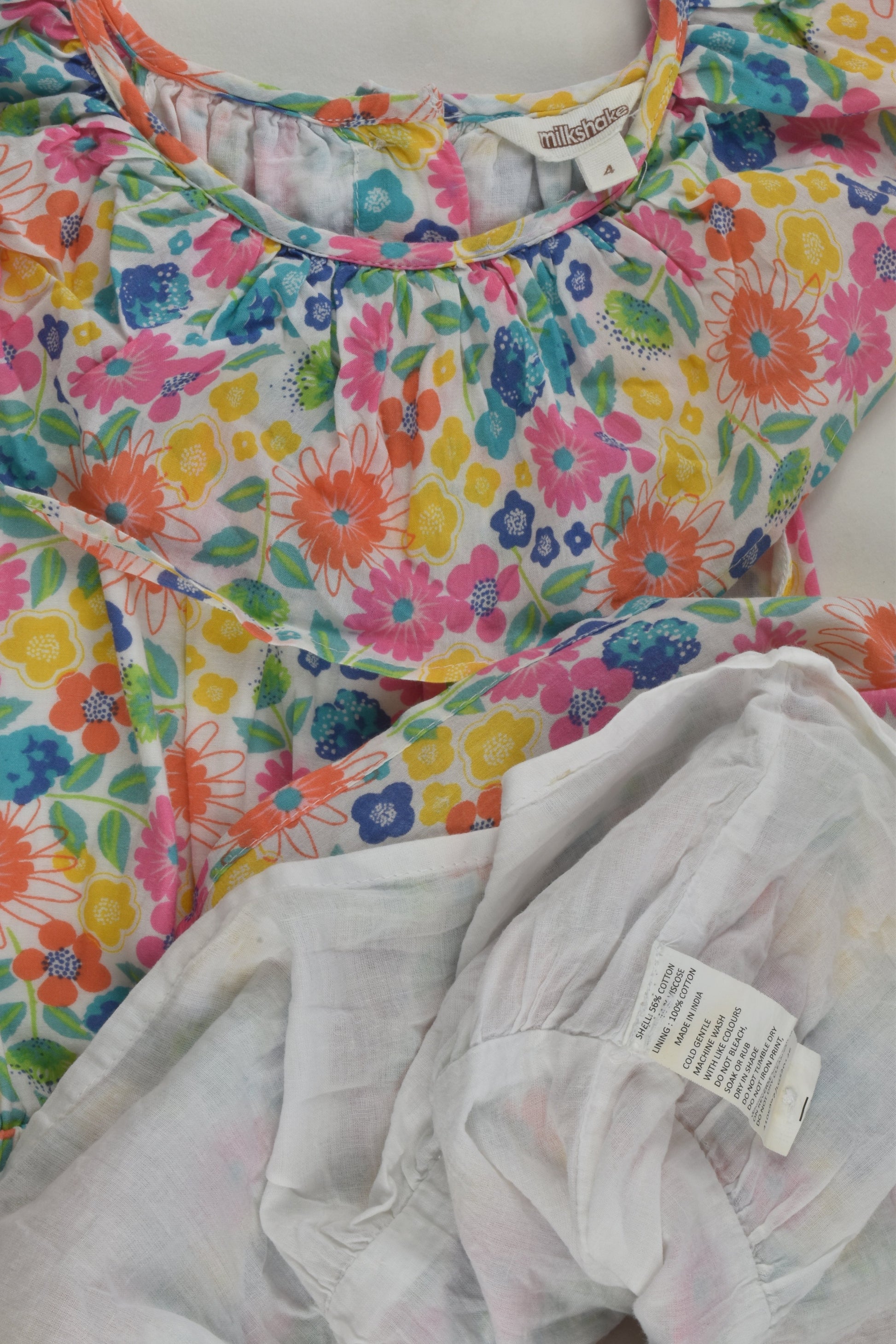 Milkshake Size 4 Lined Floral Dress