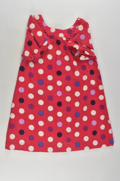 Milkshake Size 4 Polka Dots Lightweight Cord Dress