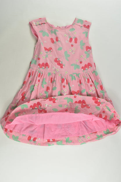 Milkshake Size 4 Strawberries Lined Dress