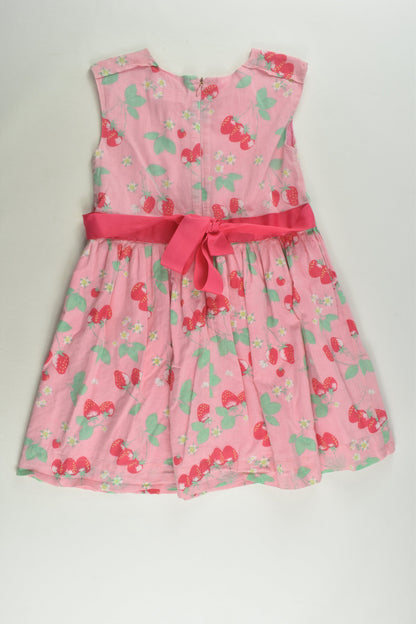 Milkshake Size 4 Strawberries Lined Dress