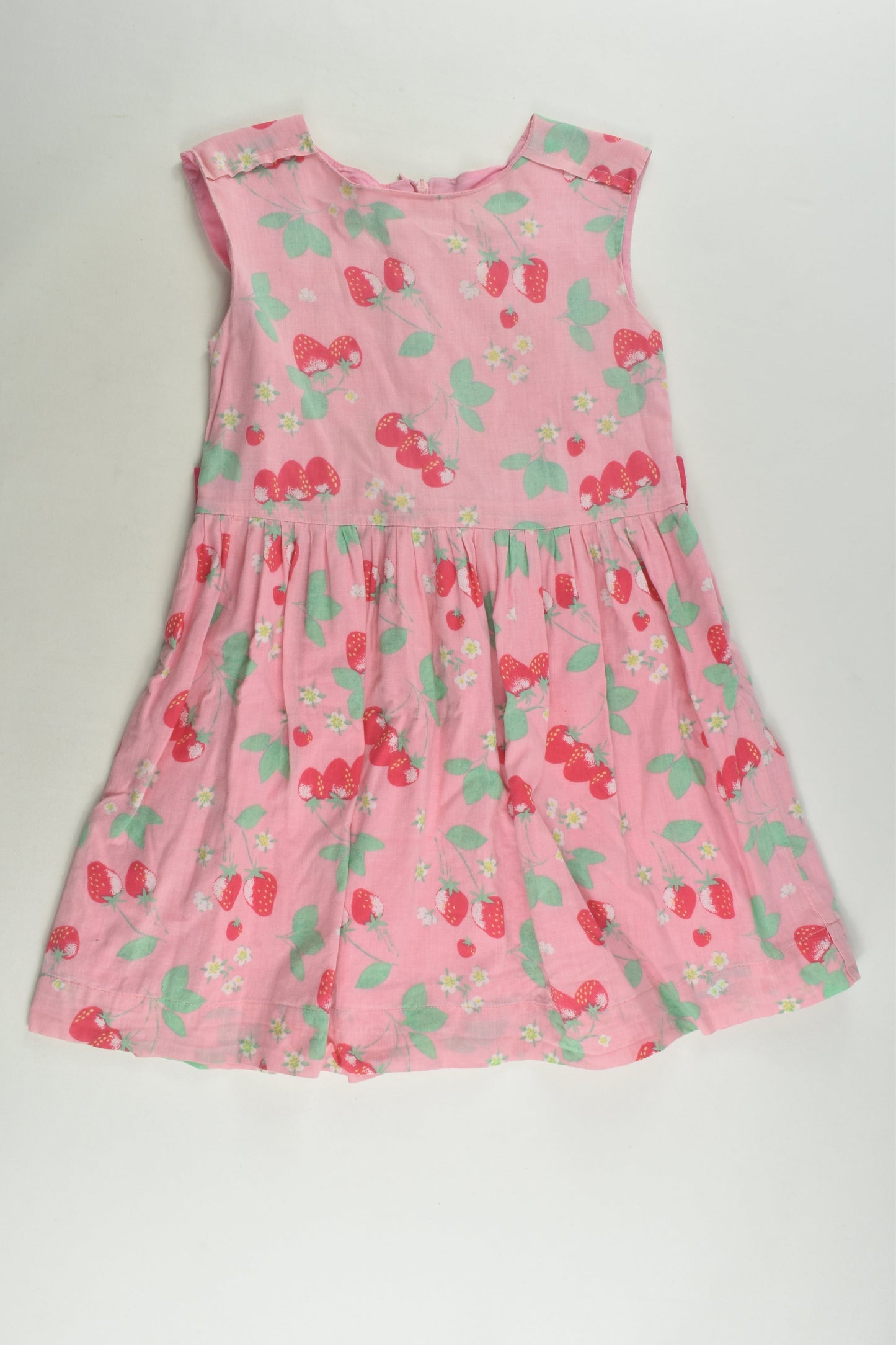 Milkshake Size 4 Strawberries Lined Dress