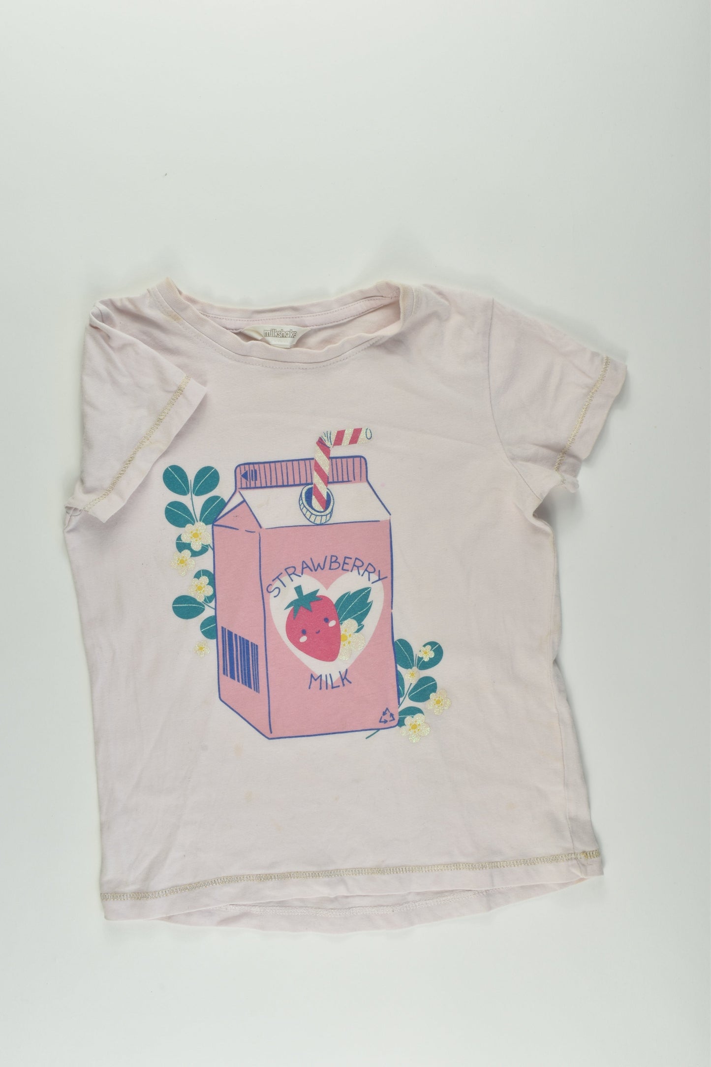 Milkshake Size 5 'Strawberry Milk' T-shirt