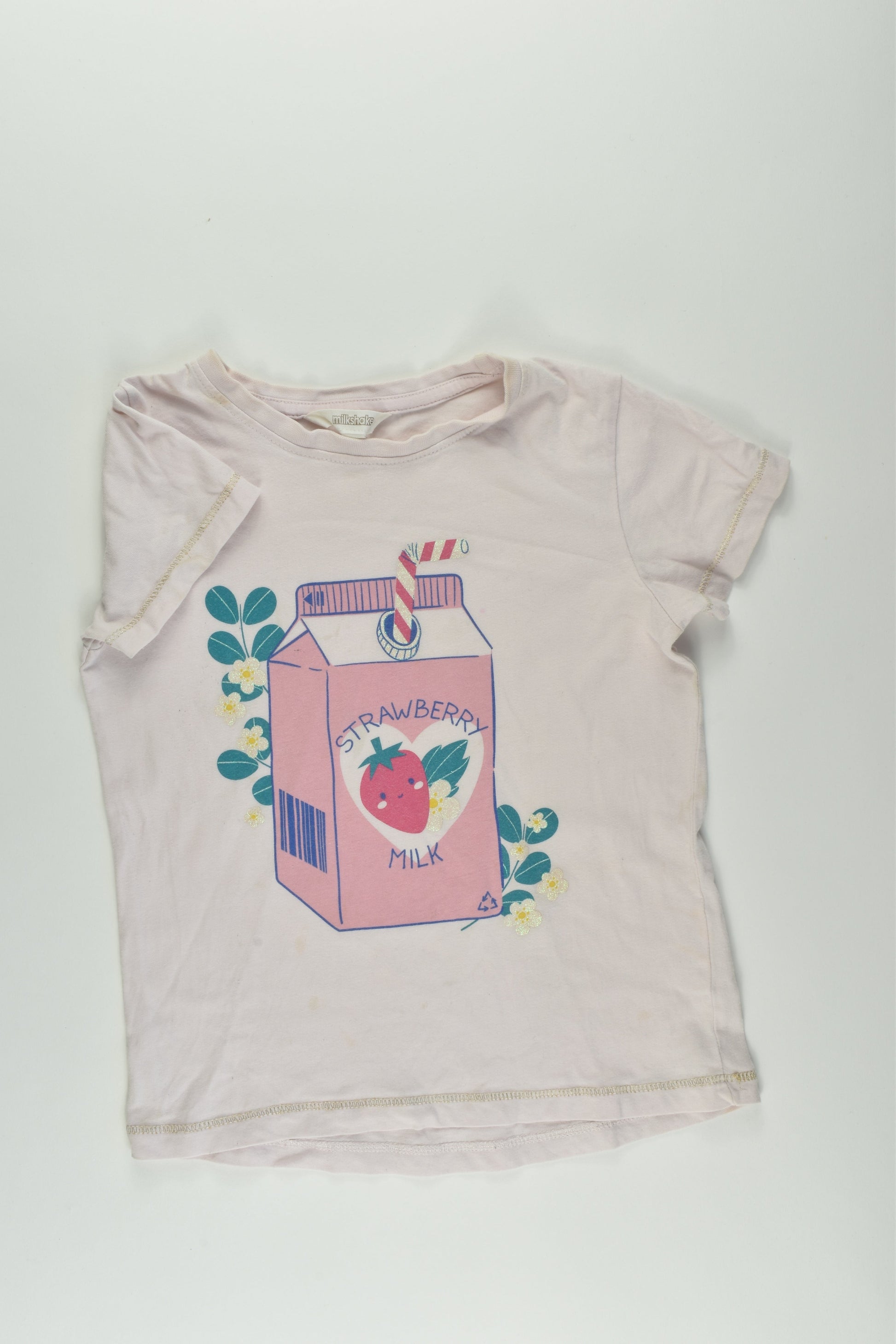Milkshake Size 5 'Strawberry Milk' T-shirt