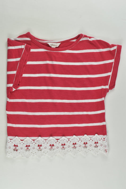 Milkshake Size 6 Lace Hem T-shirt