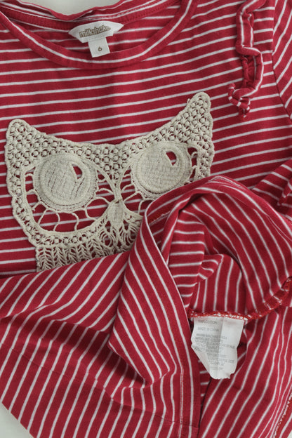 Milkshake Size 6 Owl Top