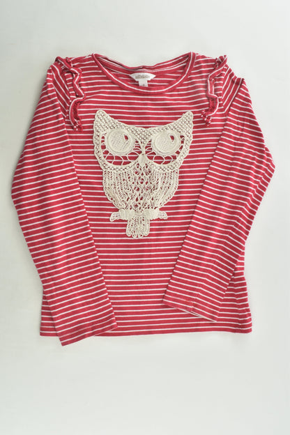 Milkshake Size 6 Owl Top