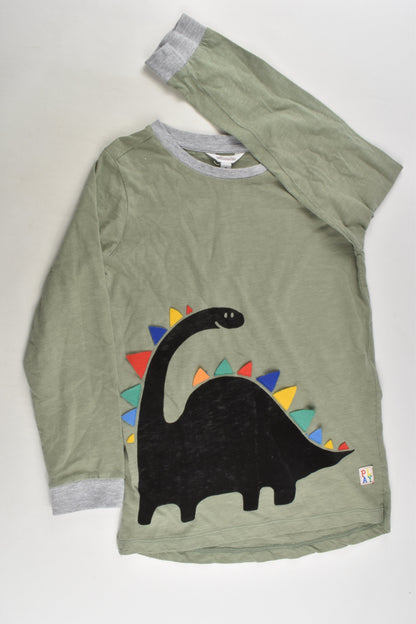 Milkshake Size 7 Rainbow Dinosaur Top