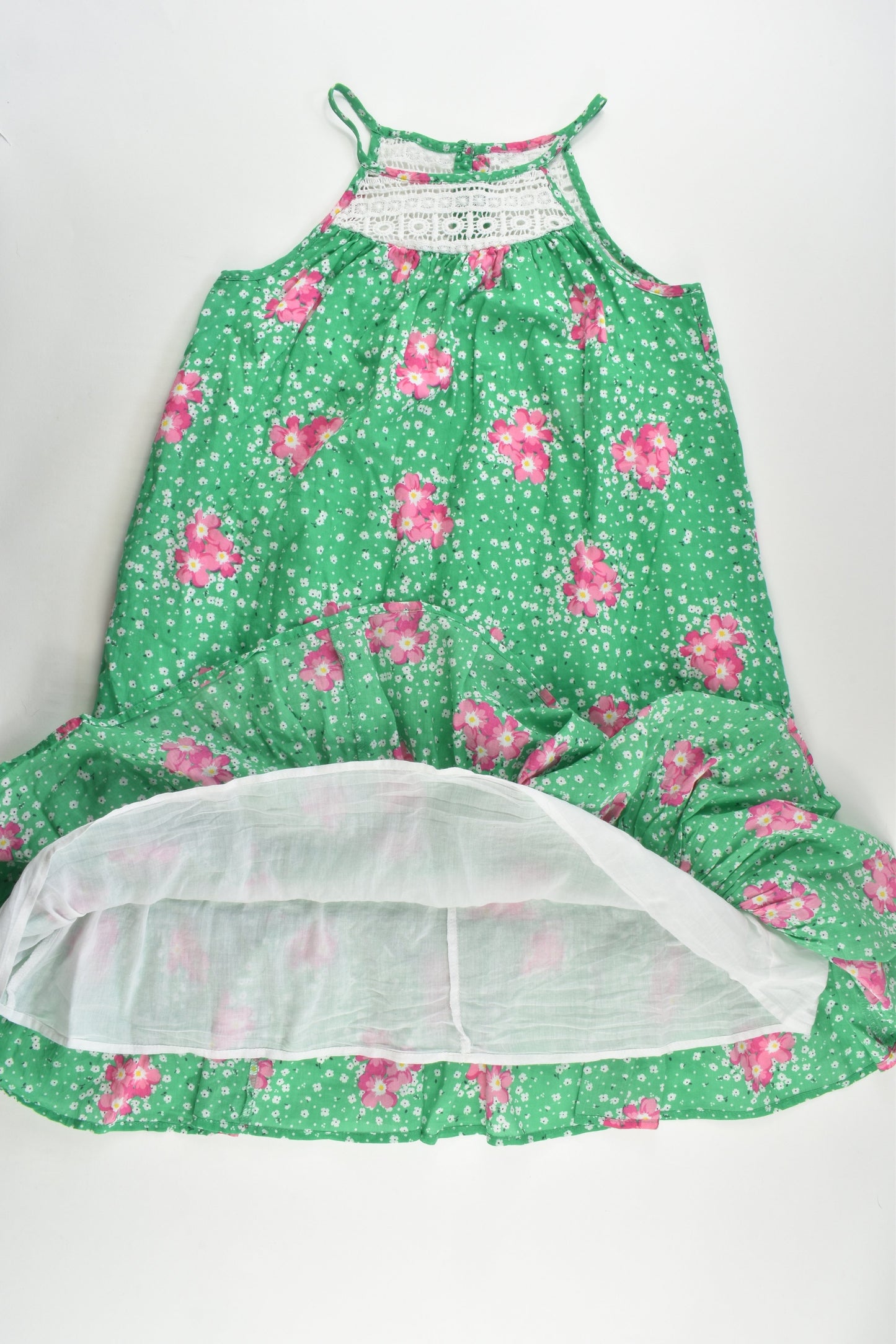 Milkshake Size 8 Lined Lace Front Floral Dress