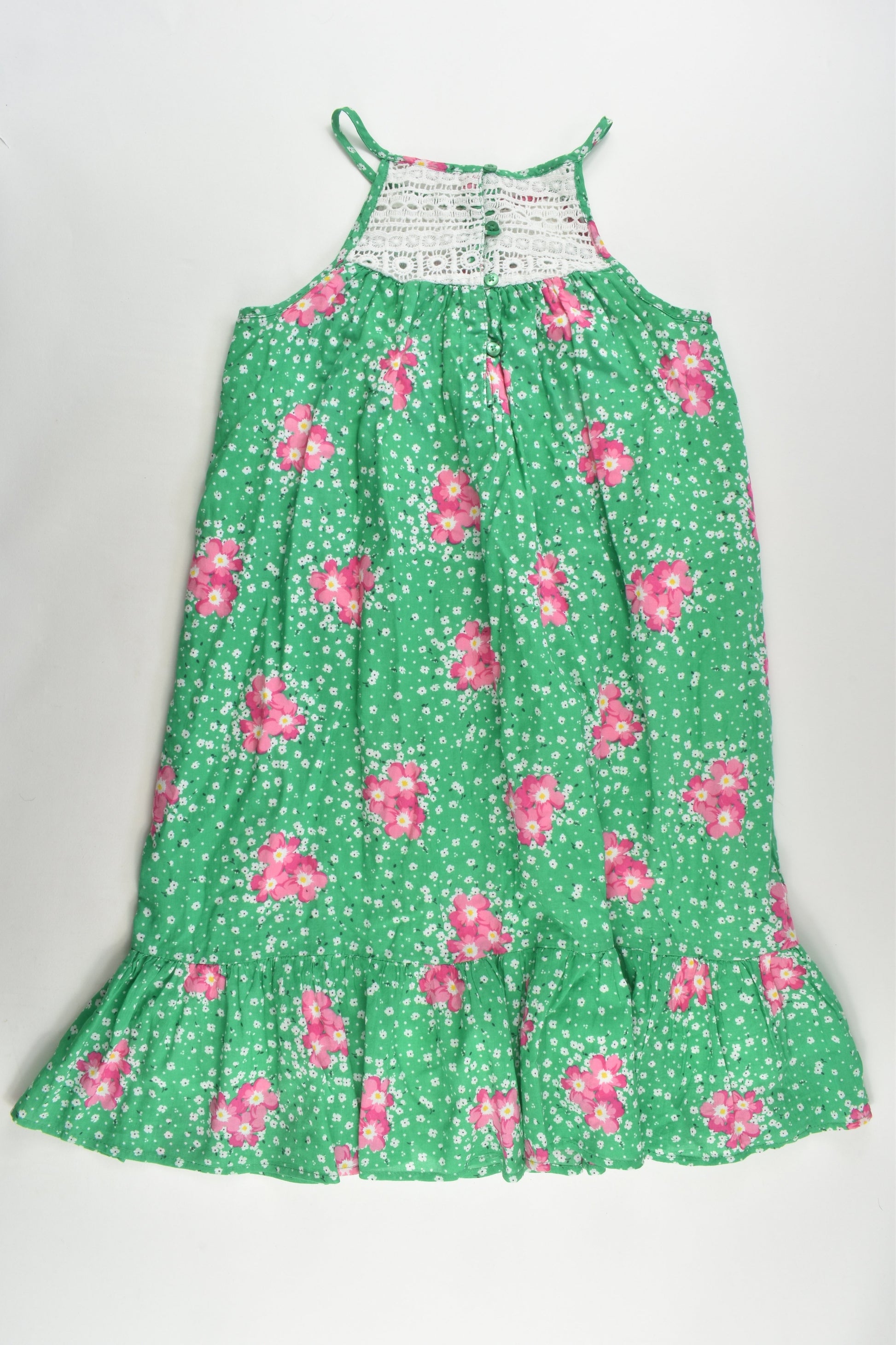 Milkshake Size 8 Lined Lace Front Floral Dress