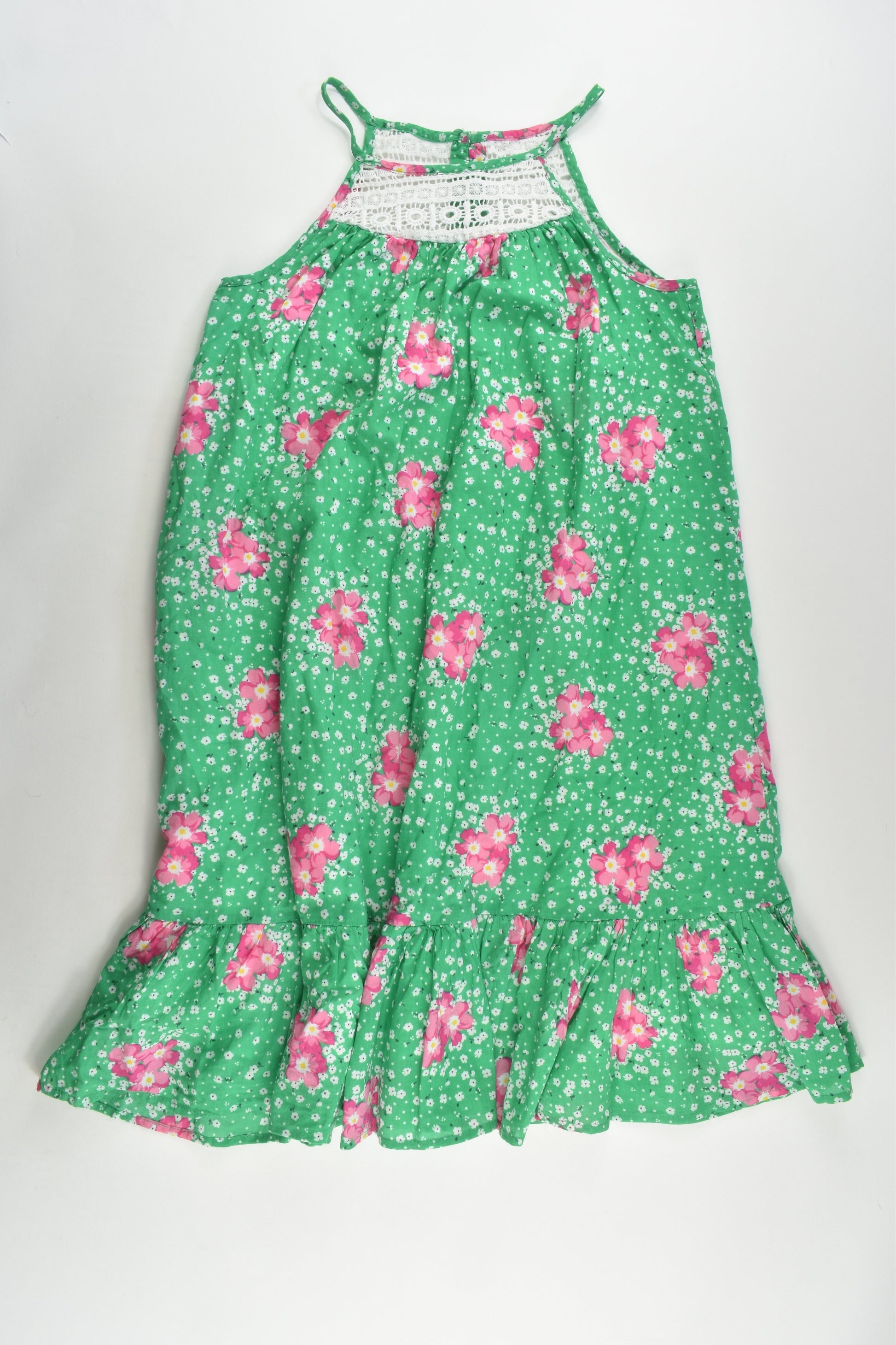 Milkshake Size 8 Lined Lace Front Floral Dress